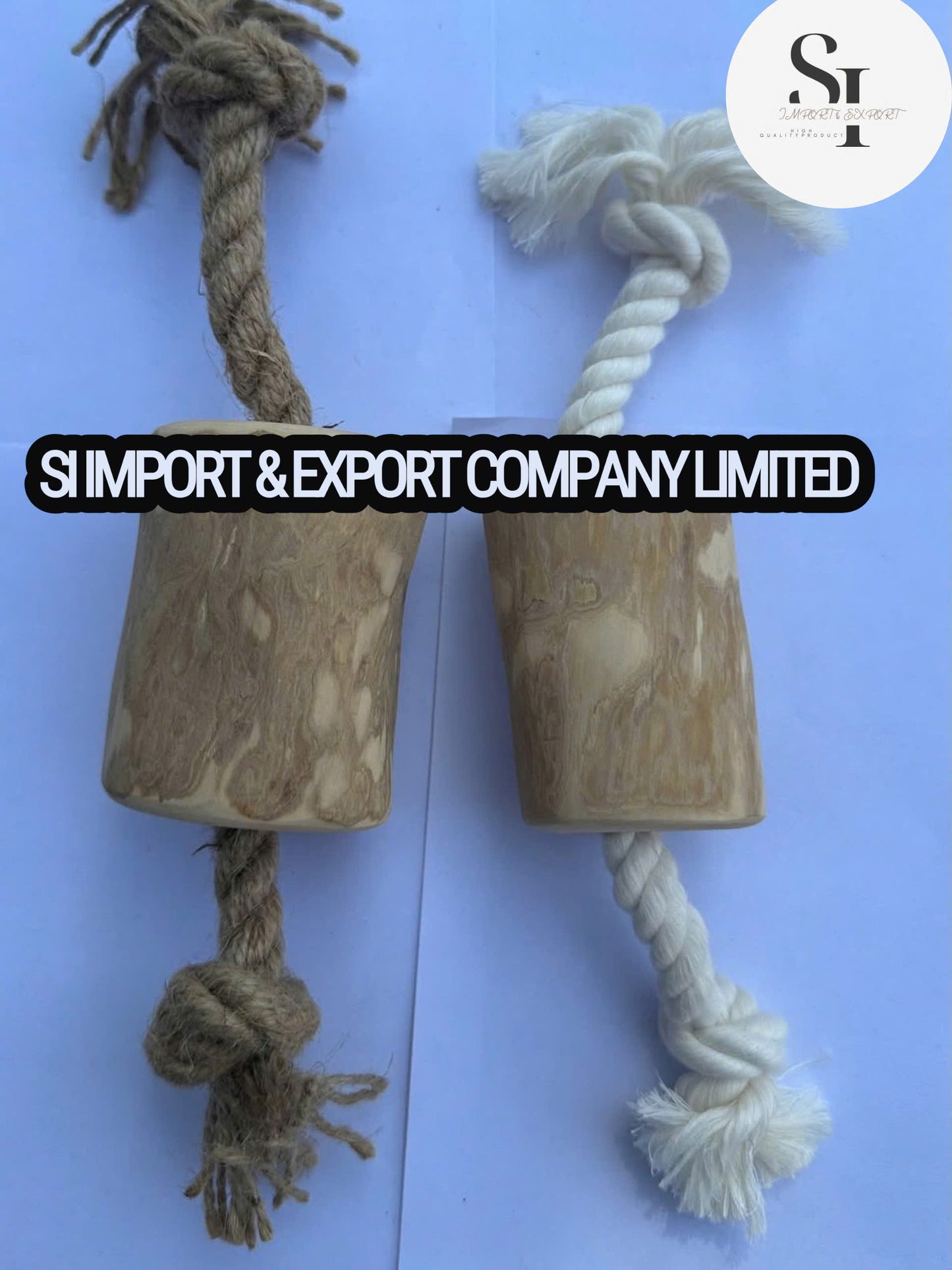 Coffee Wood Rope Chain