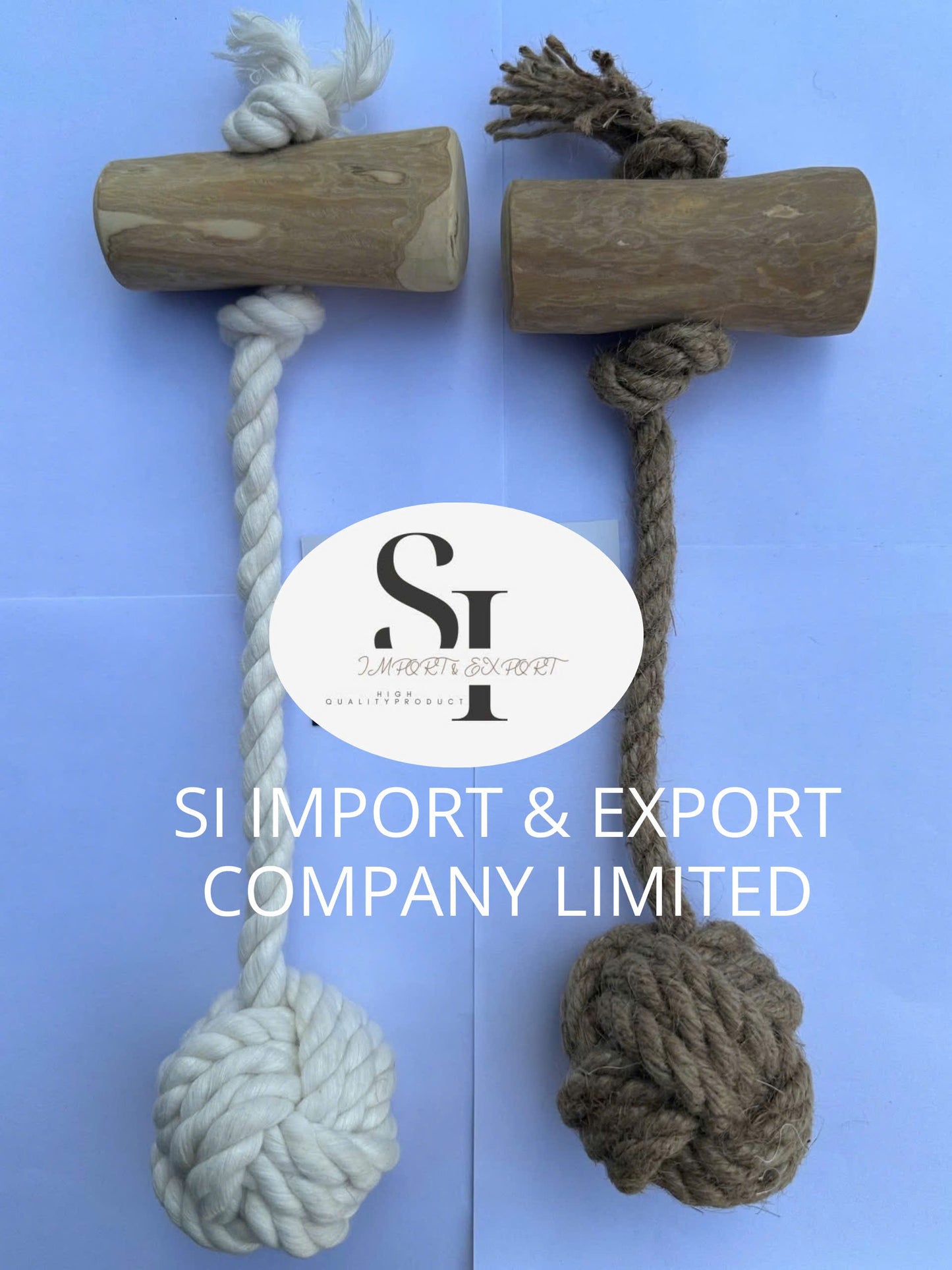 Coffee Wood Rope Chain