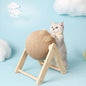 Natural Coconut Rope Cat Scratching Ball Toy