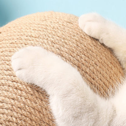 Natural Coconut Rope Cat Scratching Ball Toy