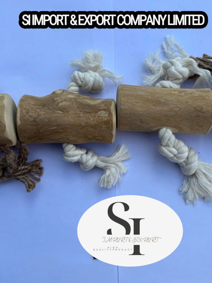 Coffee Wood Rope Chain
